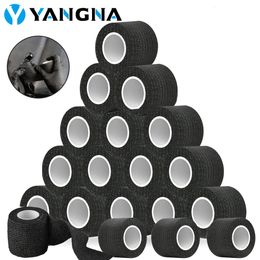 Tattoo Grips 96/48/24/10/6/3pcs Black Tattoo Grip Bandage Cover Wraps Tapes Disposable Adhesive Waterproof Finger Protect Tattoo Accessories 230701