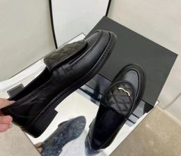 Fashion Designer Dress Shoe Black Loafers Women Platform Shoess Shiny Leather Shoes Chunky Sneakers Calfskin Shoes Luxury Mules