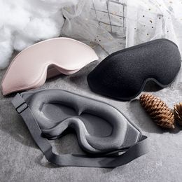 Sleep Masks 3D Contoured Sleep Mask 100% Blockout Light Eye Cover for Men Women Adjustable Strap Soft Travel Nap Comfort Sleeping Eyeshade 230701