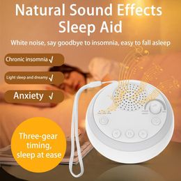 Baby Monitor Camera White Noise Machine Rechargeable Timed Shutdown Sleep Sound For Sleeping Relaxation Adult Office Travel 230701