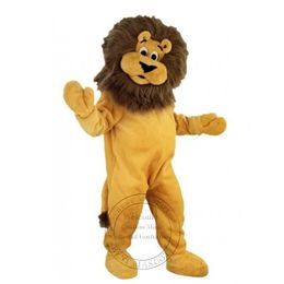 Super Cute Friendly Muscular Lion Mascot Costume Carnival performance apparel Custom fancy costume