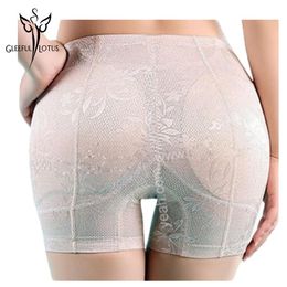Whole- Hip up padded hips and buttocks seamless panties fake butt pads butt lifter women panties ladies underwear bodies woman321S