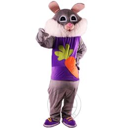 High Quality Custom Easter Bunny Birthday Party Cartoon costumes theme fancy dress mascot