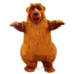 New Adult Brown Bear Mascot Costume Carnival performance apparel Cartoon costumes