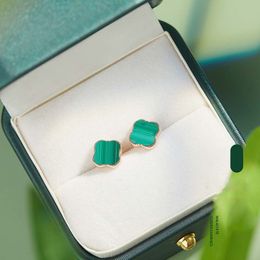 Clover Designer Designer Earings Stud Heart Earrings Charm Four Leaf 4 Colour Emerald Fashion Jewelry Red Green Gold Plated #039Women Girls