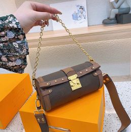 PAPILLON TRUNK crossbody designer bag Women Cylindrical shoulder bag gold Luxurys Handbag High Quality Cross Body Small Bag lock Clutch Purses with box