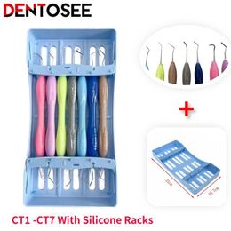 Other Oral Hygiene Dental Composite Resin Filling Spatulas Aesthetic Restoration Set Autoclavable Disinfection Box Instrument 230701