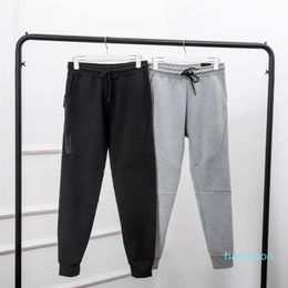 Designer-BLACK Grey Tech Fleece Sport Pants Space Cotton Trousers Men Bottoms Joggers Tech Fleece Camo Running pants 3 Colours Asia272N