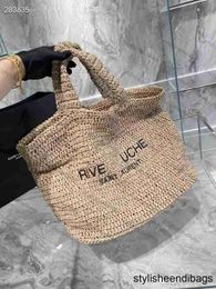 Designer Bags Womens fashion straw woven bag crochet handbag large capacity beach straw bag summer bag Large capacity shopping tote bag stylisheendibags