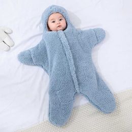 2023 Embrace, Winter, for Newborn Babies Going Out to Prevent Shock. Wrapped a Baby's Sleeping Bag in Winter swaddle fleece baby sleep sack