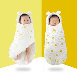 Newborns Carrying Bedding Sleeping Bags, Anti Startle Clothes, Autumn and Winter Thickened Pure Cotton Newborn Scarves, Baby Products for