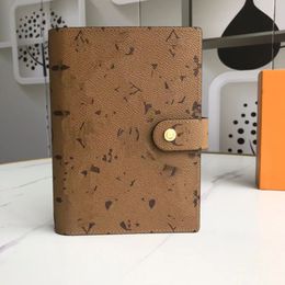 Designer Fashion Entrepreneur Men's Women's Buckle Notebook Clutch Long purse pu leather single zipper Classic corn clip money card clip purse