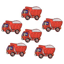Diy Dump truck patches for clothing iron embroidered patch applique iron on patches sewing accessories badge stickers on clothes301G