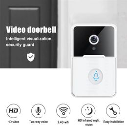 Doorbells Wireless Video Doorbell Digital Visual Intercom WIFI 2.4G 5GHZ Waterproof Electronic Guard 1080P Home Security Camera 230701