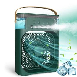 Portable Mini Air Cooler Fan Air Conditioner Water Cooling Fan Air Conditioning For Office Humidifier Desktop USB Cooling Fan