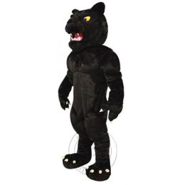 Costumes Full Body Props Outfit Power Black Panther Mascot Costume Cartoon theme fancy dress Ad Apparel