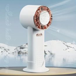 Portable Cold Compress Handheld FanPersonal Air Conditioner Cooling Fan That Blows Cold Air With Ice Cooling Refrigerating Pad