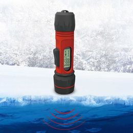 Fish Finder Erchang F12 Sonar Ice Fishing Fishfinder with LED Underwater Light Wireless Handheld Fishfinder with 0.8-90m Detection Depth HKD230703