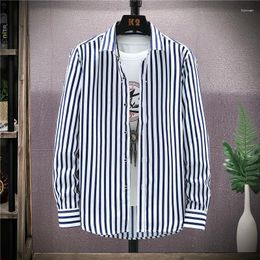 Men's Casual Shirts Men Oversized Cotton Shirt Button Up Hip Hop Long Sleeve Tops Korean Harajuku Mens Clothing Vintage Ulzzang R70