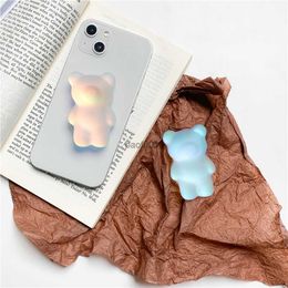 Cute Three-dimensional Bear Desktop Mobile Phone Bracket Mobile Phone Accessories Cell Phone Stand Holder Phone Grip Finger Clip L230619