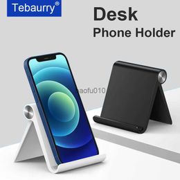 Tebaurry Phone Holder Stand Moblie Phone Support For iPhone 13 Xiaomi Samsung Huawei Tablet Holder Desk Cell Phone Holder Stand L230619