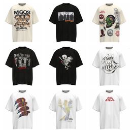 Men's T-Shirts Frog drift Fashion Streetwear y2k Superior Quality Oversized 100% Vintage Cotton Brand Loose tee t-shirt tops for men clothing 230701