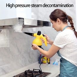 Steam Cleaner Multi-Purpose Handheld Pressurised Steam Cleaner With 9-Piece Accessories, Perfect For Kitchen Stain Removal, Curtains,