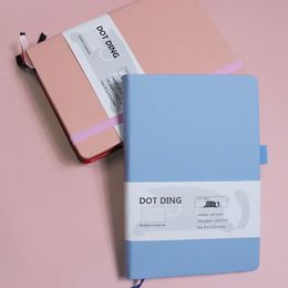 Notepads Dotted Bullet Notebook A5 100 GSM Journal Hardcover 160 Pages Ivory white paper Scrapbook Planner Agenda Stationery 230703