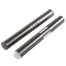 Portable Stainles Steel Travel Cigar Tube Case Single Cigars Box Smoking/Cigar Accessories for Dia 19mm Factory Direct Sale