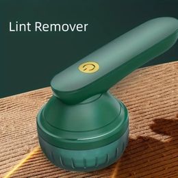 1 USB Rechargeable Portable Electric Lint Remover, Effective Six Leaf Blade For Clothing, Furniture, Carpets, Plush Balls,