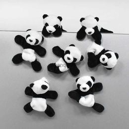 Cute Soft Plush Panda Fridge Magnet Refrigerator Sticker Animal Cartoon Wall Stickers Kids Toys Souvenir Gifts Home Decoration L230626