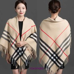 Designer Luxury Bur Home scarves for sale Lijiang Ethnic Style Big Square Scarf Autumn and Winter Shawl Dual Purpose Female Air Conditioner Thickened Tibet