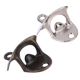 Openers Wall Mounted Bottle Opener Stainless Alloy Beer Use Screws Fix On The Drop Delivery Home Garden Kitchen Dining Bar Dhqwe