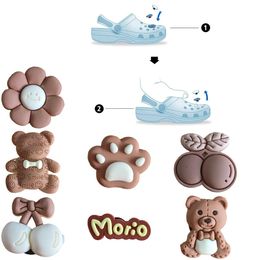 Shoe Parts Accessories Pattern Charm For Clog Jibbitz Bubble Slides Sandals Pvc Decorations Christmas Birthday Gift Party Favours Bro Otcle