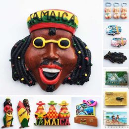 Jamaica Tourist Souvenirs fridge magnets Magnetic Refrigerator Stickers hot girl bottle opener 3d Stereo home decoration Crafts L230626