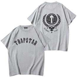 Men's T-Shirts Fashion Trapstar Design Men's t-shirts Print 100% Cotton Short Sleeve T-shirt white Men and Women's size s-3xl top quality 761 230701