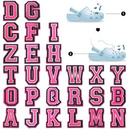 Shoe Parts Accessories Pattern Charms Shoes Slippers Decoration For Cross Pink Letters Charm Clog Drop Delivery Otrza