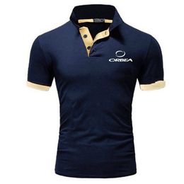 Men's Polos ORBEA Top Quality Summer Lapel Polo Shirts Short Sleeve TShirts 230703