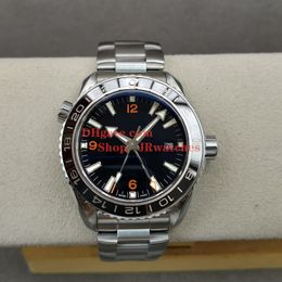 Top VS Factory Luxury Men Sports GMT Deep Sea Red Watch ETA 8900 Automatic Mechanical Stainless Steel Watch Luminous and Waterproof Swimming Diving Seahorsn 600