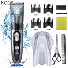 Hair Trimmer NOOA Rechargeable Electric Hair Clipper Trimmer For Men professional beard trimmer Cordless Barber machine electric razor man 230701