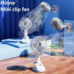 1pc Mini Portable Fan USB Rechargeable Built-in Battery Multi-Level Adjustable Speed, Handheld, Desktop, Clip, Desk Fan, Home, Outdoor, Office