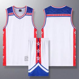 Outdoor Shirts Star Kids Basketball Jersey Sets Uniforms Kits Child Boys Girls Sports Clothing Breathable Youth Training Basketball Jerseys 230701