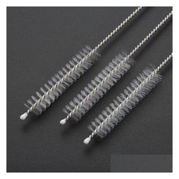 Other Drinkware 200X50X10Mm Stainless Steel Wire St Cleaner Cleaning Brush Sts Bottle Epacket Drop Delivery Home Garden Kitchen Dinin Dh4Cg