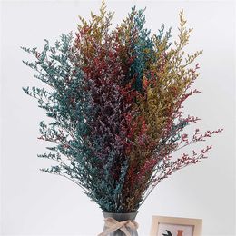 Dried Flowers 40-45cm Natural Lover Grass Valentine Plant Real Preserved Fresh Flower Bouquets Dancing for Home Decoration