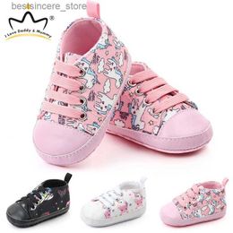 Spring Cute Unicorn Baby Shoes Boy Girl Sneakers Warm Soft Bottom Anti Slip Newborn Shoes Toddler Enfant First Walkers L230522