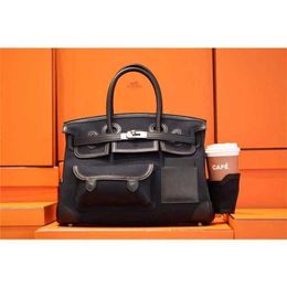 Designer Handbag Fashion Cargo Totes Canvas Leather Tote Swift Handbags Capacity Cool Shopping Buckle purse FU9N