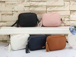 Solid Color Messenger Bag Designer Tassel Zipper Single Shoulder Bag Tofu Bun Small Square Purses Luxury Wallets Mini Camera Bags