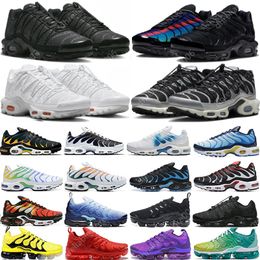 scarpe tn plus terrascape Running shoes tns men women Toggle Lacing Olive Triple Black Reflective Gold Clean White University Ice Blue Hyper Jade trainers outdoor sneakers