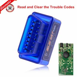 New New Mini ELM327 Bluetooth V2.1 OBD2 Car Diagnostic Scanner ELM 327 Bluetooth For Android/Symbian For OBDII Protocols 3 Colours