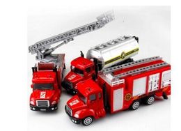 Diecast Model car Spray Water Gun Toy Truck Firetruck Juguetes Fireman Sam Fire Truck Vehicles Car Music Light Cool Educational Toys for Boys Kids 230703